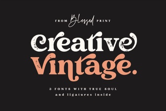 Crafting with Vintage Creative Fonts