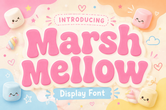 Marshmellow Font Design Ideas & Uses