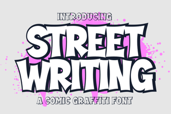 Street Writing Fonts for Urban & Creative Projects