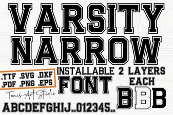 Varsity Narrow Font: Creative Design Uses
