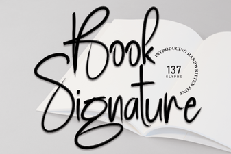 The Perfect Font for Your Book's Signature Page