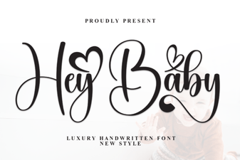 Hey Baby Font: a Playful Retro Style Guide