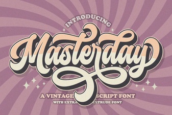 Masterday Font for Creative Design Projects